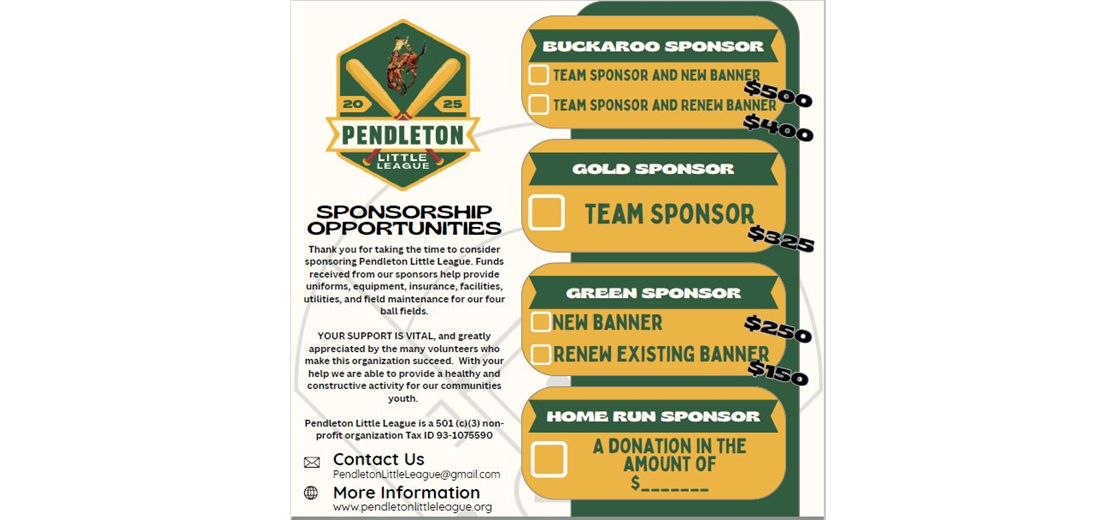 Sponsorship Opportunities